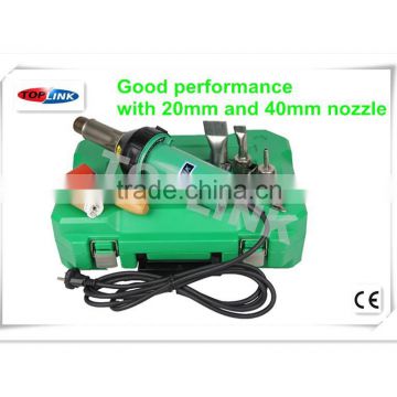 High quality reliable hot air gun with 20mm and 40mm nozzle
