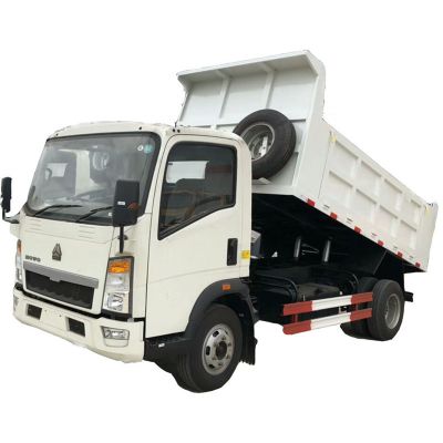 Sinotruk howo homan sand tipper truck 4x2 6 wheel 3ton 4ton 5ton 6ton howo dump truck