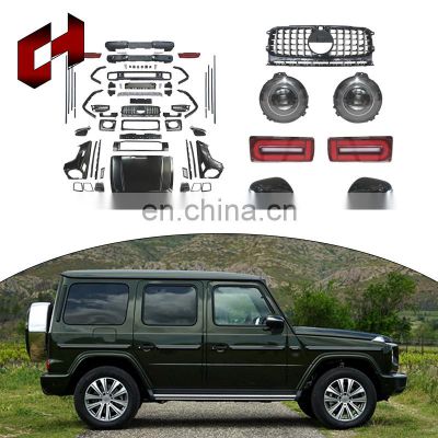 CH New Upgrade Luxury The Hood Front Rear Lip Fenders Installation Body Kit For Mercedes-Benz G Class W463 12-18 Old To New