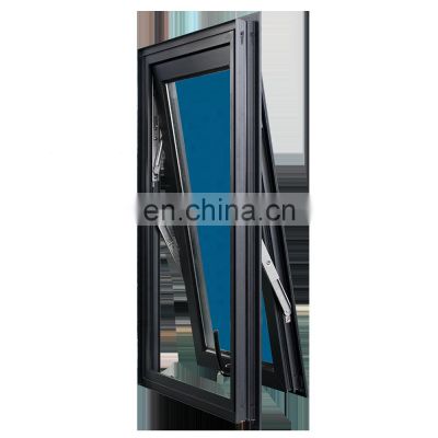 AS2047 Australia standard exquisite double glazed aluminum awning window with top hardware