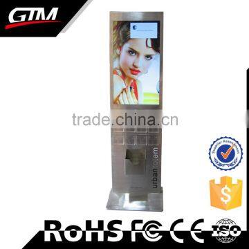 Attractive Promotion Wood Shoe Rack Lcd Video Player Integrated