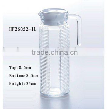 2015 Hot selling cold water glass jug HF26052-1L with color box