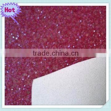 Cheap sell sequin glitter leather for wedding