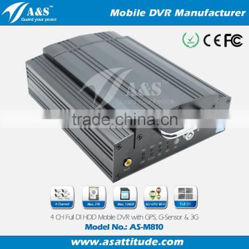 Mobile DVR 4CH with optional GPS, 3G, Wifi Functions