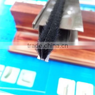 Aluminum window & door fin wool pile weather strip from china supplier