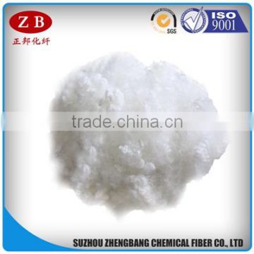 100% recycled polyester staple fiber 7Dx64mm HCNS raw white for non woven