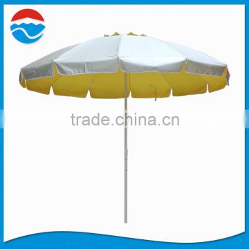 260CM*12k yellow color aluminum umbrella poles