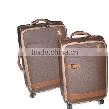 Eminent PU Spinner Luggage EVA Luggage set