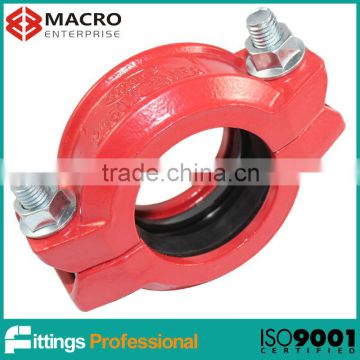 Ductile iron heavy duty flexible coupling for fire system