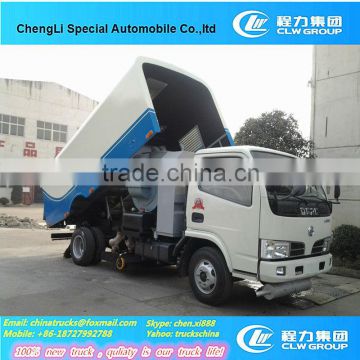 dongfeng cleaning width 3-3.3m LHD ROAD SWEEPER TRUCK