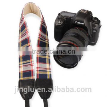 Fashion Plaid Style Camera Straps Shoulder Neck For DSLR for Canon for Nikon LD-03