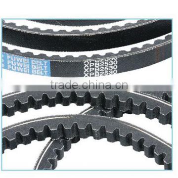 fashion with good quality cogged rubber v-belts