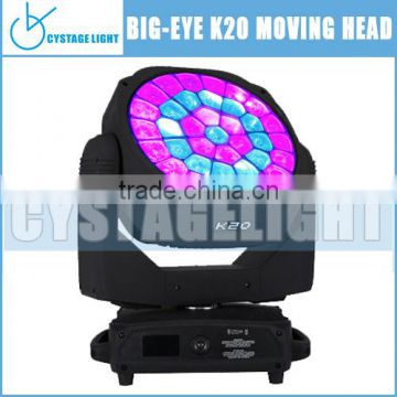 37X15W K20 Osram RGBW Led Bee Eye Zoom Moving Head