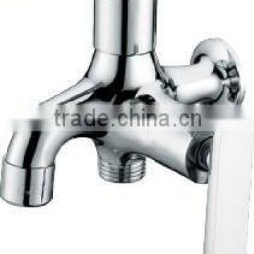 Factory Supplier, single cold in-wall faucet, single cold wall-mounted tap, double levers concealed faucet