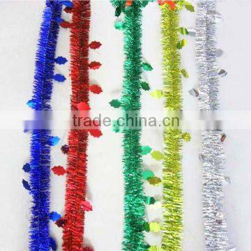 Featival Decoration Colored Tinsel Garland