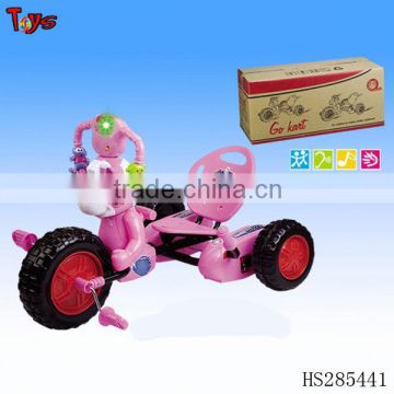 2013 new style sport car with light and music pedal car parts
