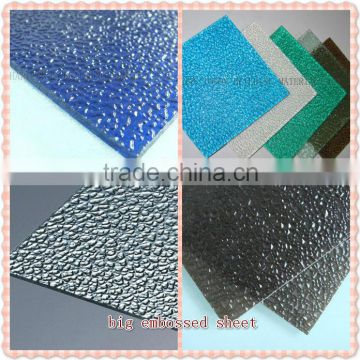 polycarbonate embossed sheet plastic material used plastic diamond plate sheets