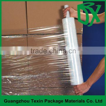 Transparent virgin polyethylene for goods wrapping