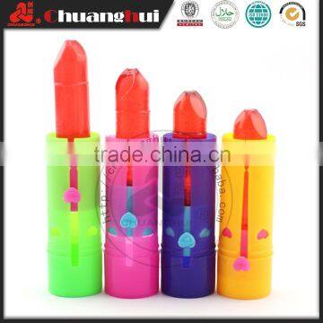 High Quality 4 Colours Lipstick Candy for Kids / Lipstick Lollipop For Girl