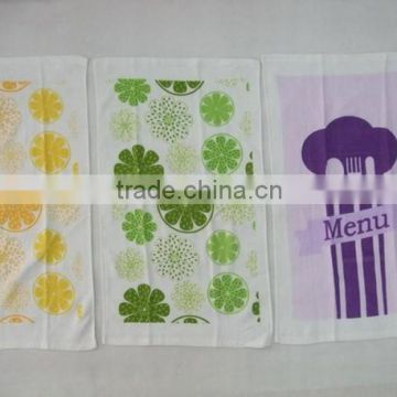 silk screen printing 60gram standard size in 15"x25"cotton tea towel stocklot