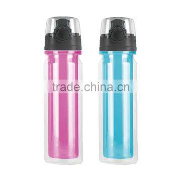 high quality 550ml PC/Tritan thermos drinking bottle with dust cover