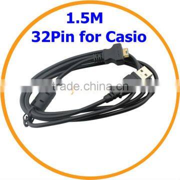 1.5M 32 Pin USB Cable for Casio Exilim EX S600 S770 S880 Z60 Z70 Z500 Z600 Z700 Z850 Z1000 from Dailyetech