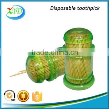 SGS Certification plastic bottle bamboo toothpick