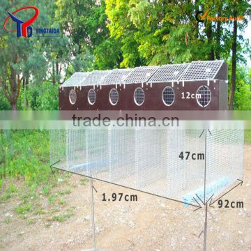 mink cages with strong and firm