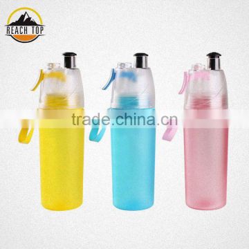 2017 logo design 1000ml 33oz sports bottle with handle grip Customized plastic sport bottle