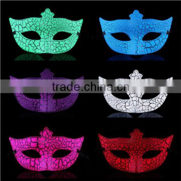 Hard PVC Plastic Venice Crack Mask Popular Carnival Mask
