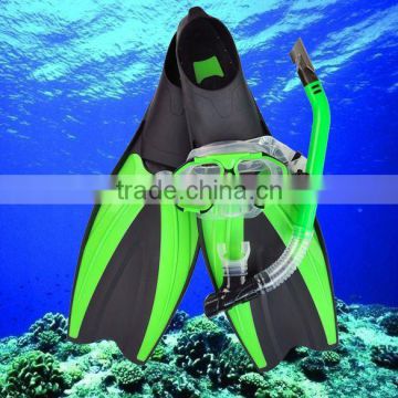 New fashionable hot sale diving set with mask snorkel and flipper