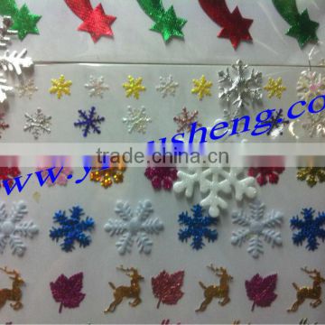 Wholesale frozen snowflake,foam snowflake,giltter foam snowflake