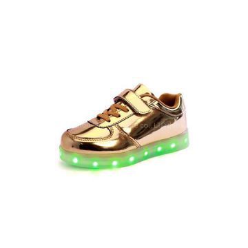 New Style Kids LED Shoes 7 Colors LED Lights Fluorescent Leisure Skate Shoes Waterproof Kids Simulation Shoes