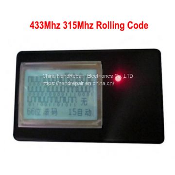 433Mhz 315Mhz Rolling Code Remote Control Detector Duplicator