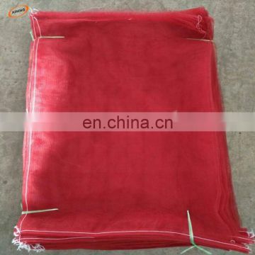 leno mesh bag/sack with label for onion