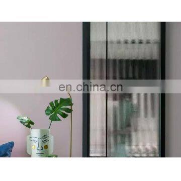 High end 2-12mm interior fluted tempered patterned glass for hotel