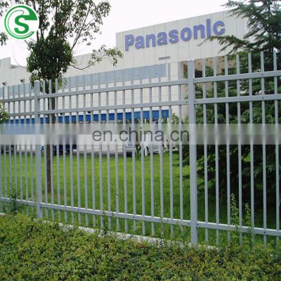 High strength galvanized metal grill square tube fence panel