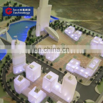 Professional factory sell beautiful 3d miniature building model making building sand table model