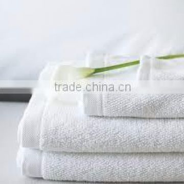 White cotton towel made in Vietnam