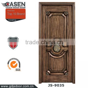 China classic design walnut carving wood door for exterior used