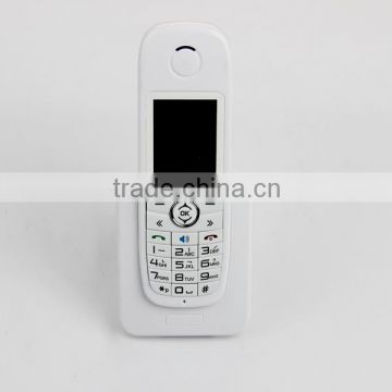 New arrival white color gsm phone with speakerphone
