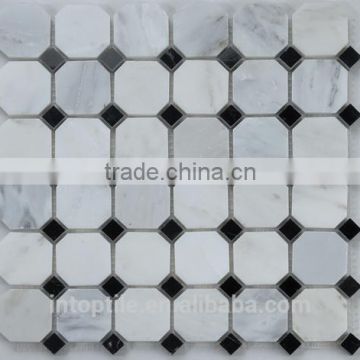 foshan carrara bianco marble mosaic tile for decoration 30x30                        
                                                                                Supplier's Choice