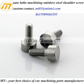 custom CNC turning precision threaded screw and inserts