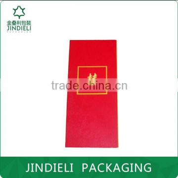 red fancy envelope package for gift