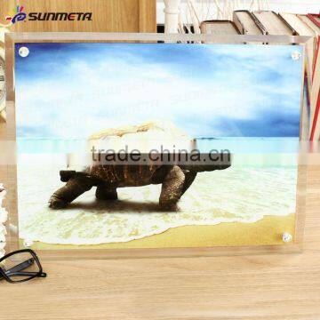 Sunmeta factory directly high quality blank sublimation glass photo frame BL-13