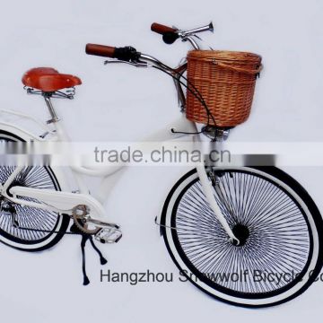 Wholesale Beach Cruiser Bike Tires Orange Bicycle For Sale KB-BC-M160011
