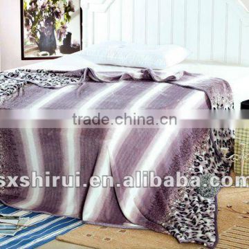 soft 100% polyester flannel fleece thow blanket