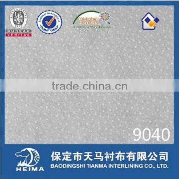 polyester nonwoven fusible interlining fabric from baoding
