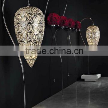 luxury popular modern crystal egg floor lamps F120