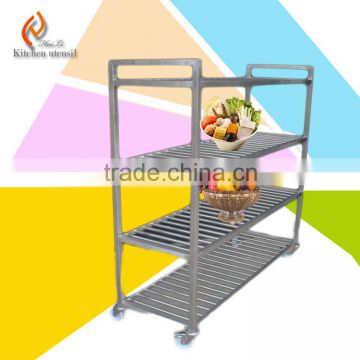 160X70X140CM separated assembled 304 or 201 stainless steel commercial kitchen storage shelf rack with high quality